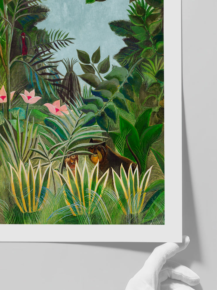 Henri Rousseau The Equatorial Jungle - Art Print  Poster