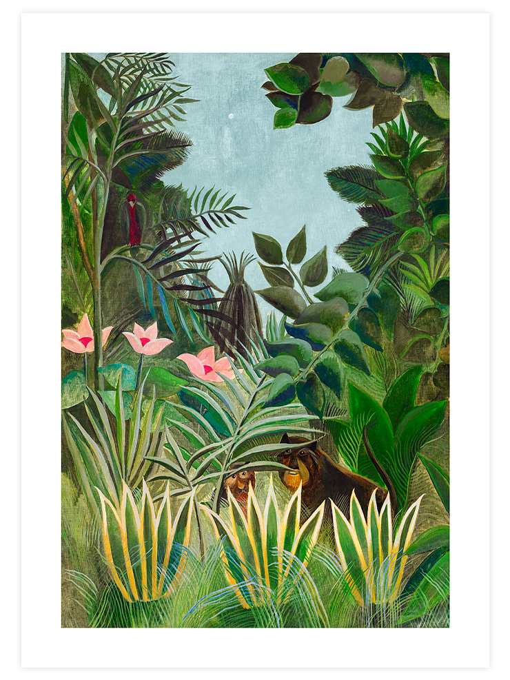 Henri Rousseau The Equatorial Jungle - Art Print