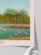 Henri Rousseau The Flamingoes - Art Print