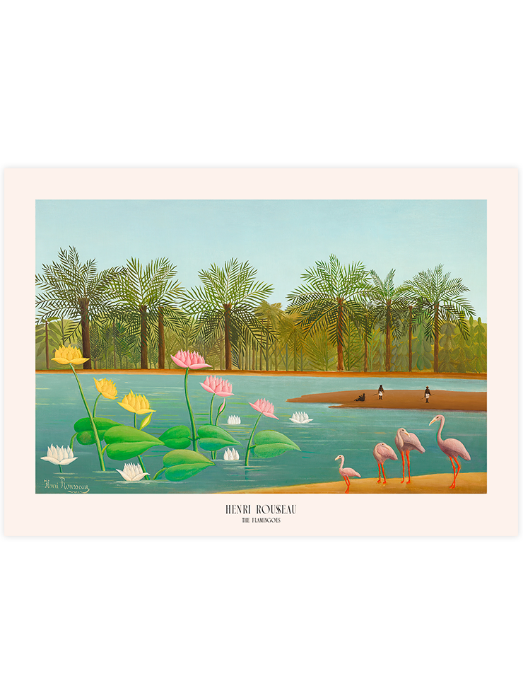 Henri Rousseau The Flamingoes - Art Print Ürün ana görseli