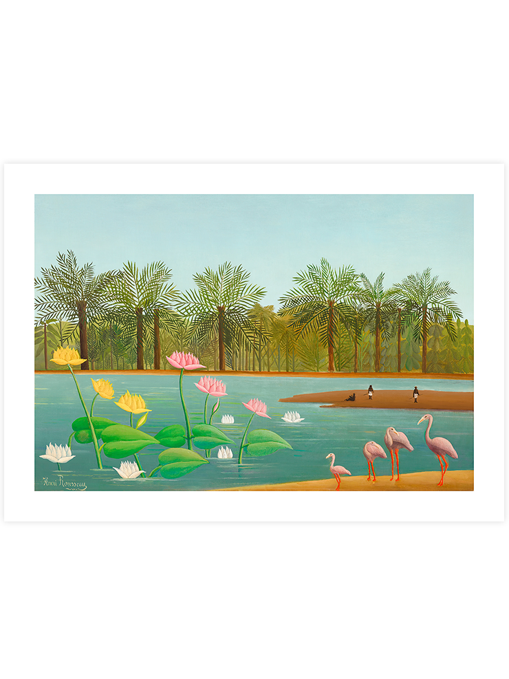 Henri Rousseau Flamingolar - Art Print