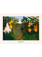 Henri Rousseau The Repast of the Lion - Art Print