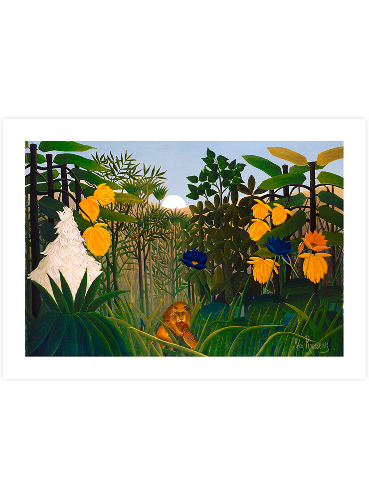 Henri Rousseau Aslanın Yemeği - Art Print Ürün ana görseli