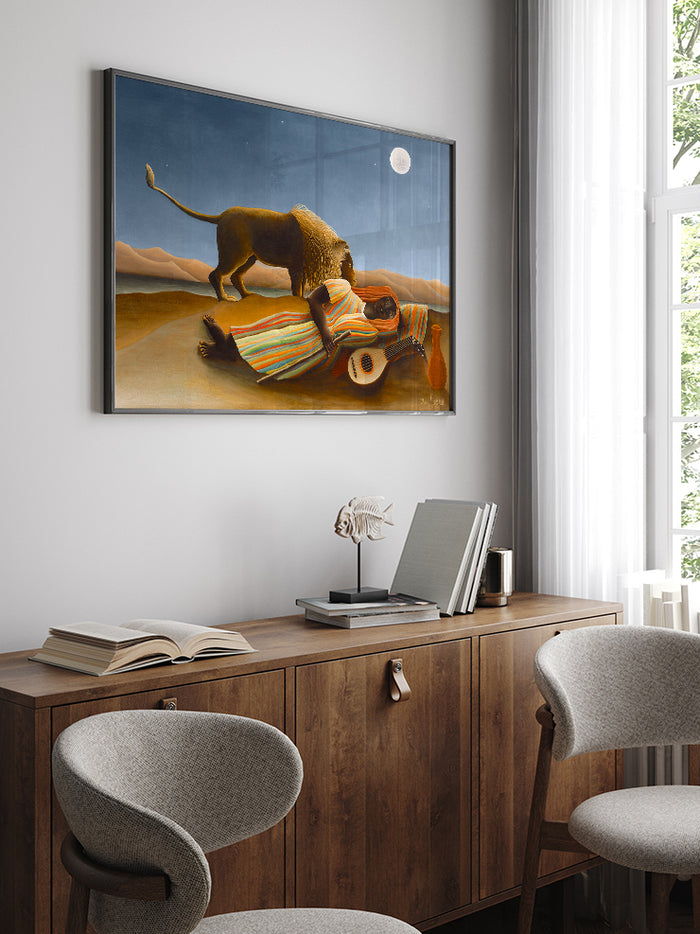 Henri Rousseau Uyuyan Çingene - Art Print  Poster