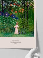Henri Rousseau Egzotik Bir Ormanda Gezen Kadın - Art Print