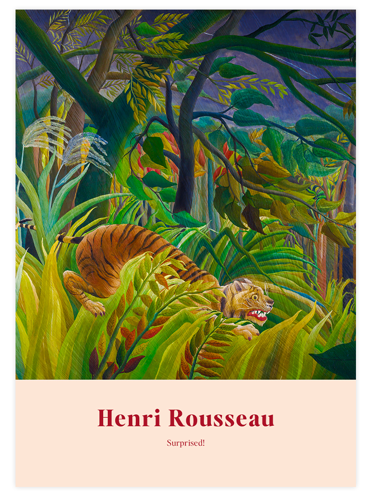 Henri Rousseau Surprised - Art Print Ürün ana görseli