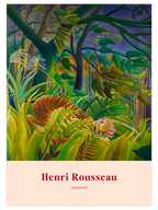 Henri Rousseau Surprised - Art Print