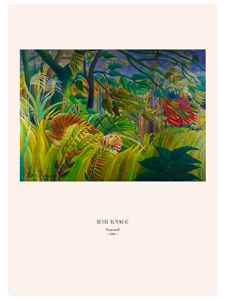 Henri Rousseau Surprised - Art Print Ürün ana görseli