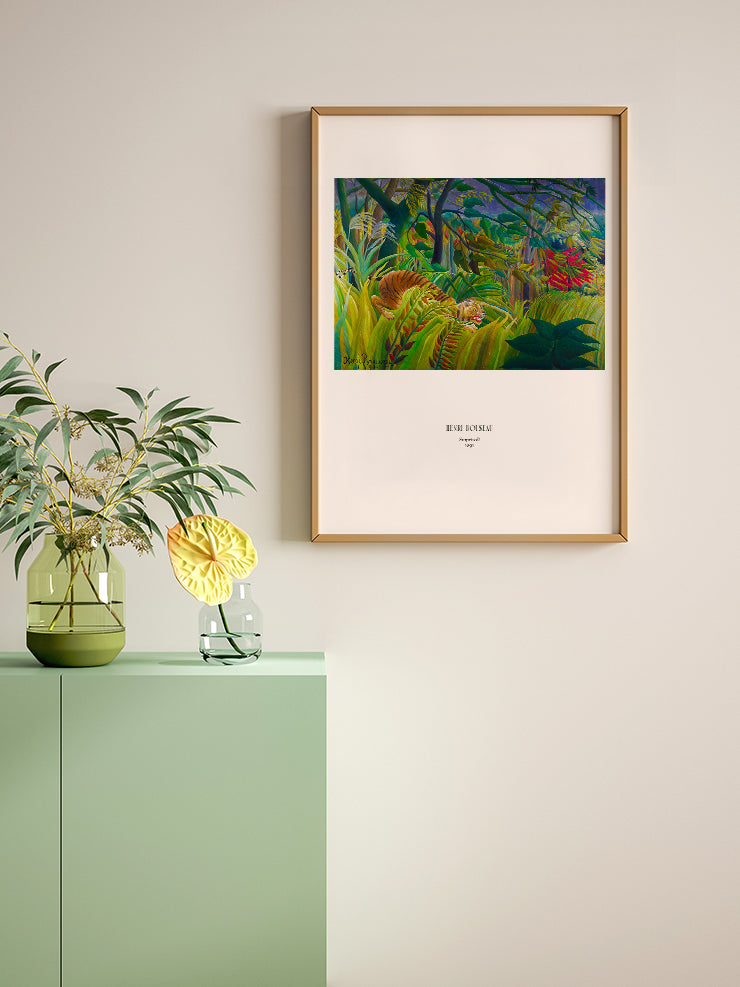 Henri Rousseau Surprised - Art Print  Poster