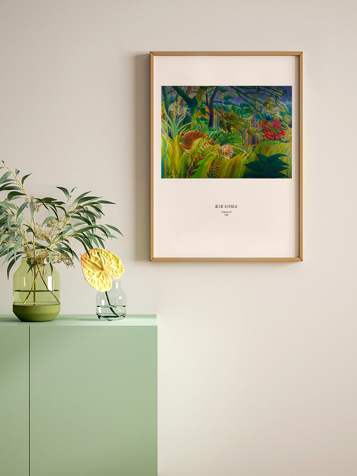 Henri Rousseau Surprised - Art Print  Poster