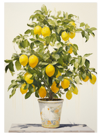 Saksıda Limon Ağacı - Art Print