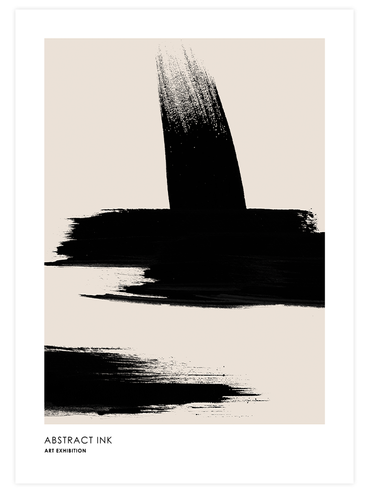 Abstract Ink - Poster Seti Trio