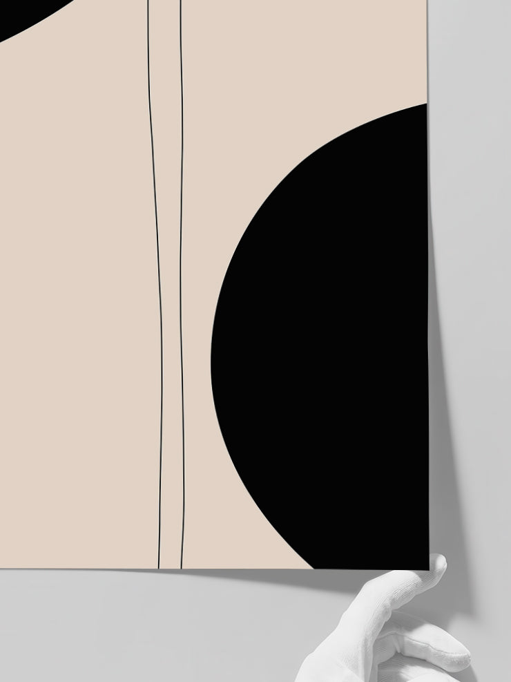 Two Lines N2 - Art Print  Poster
