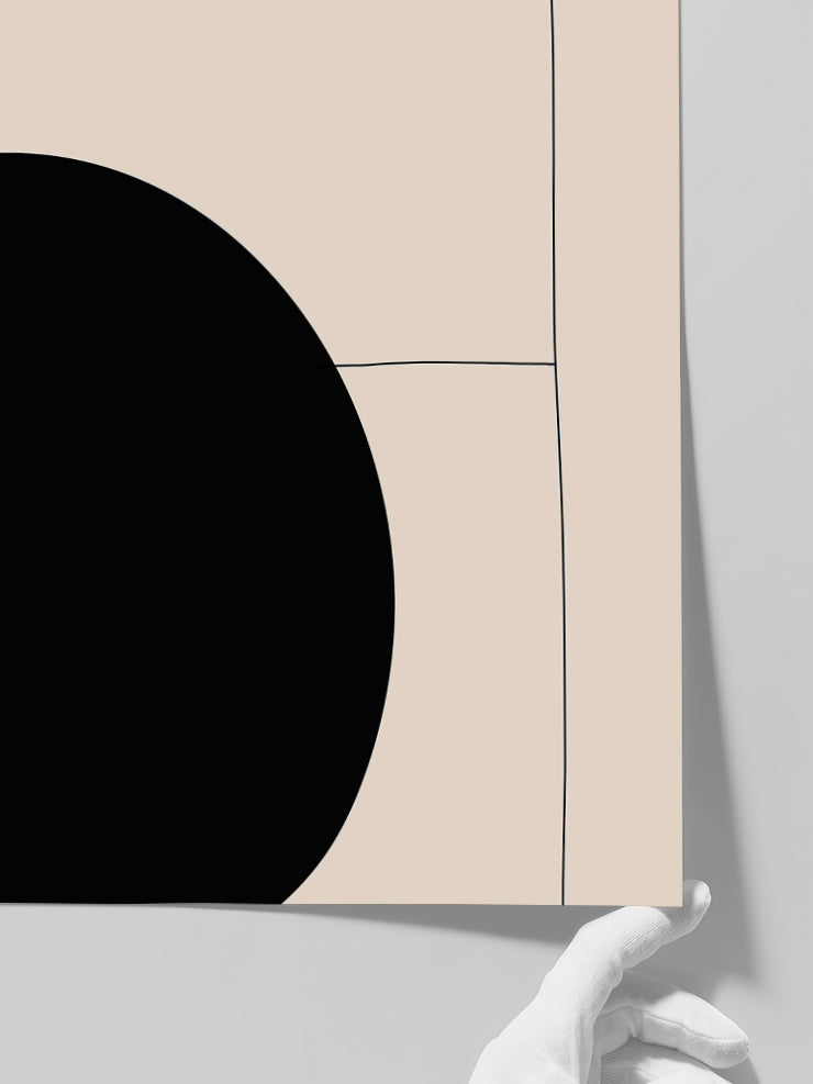Two Lines N3 - Art Print  Poster