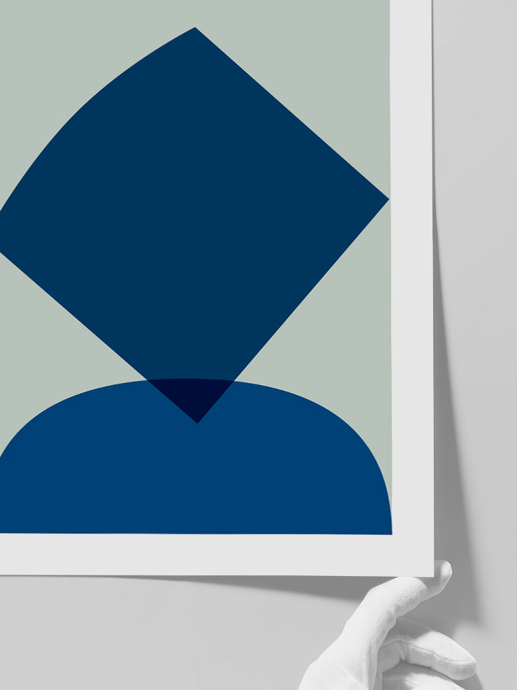 Geometric Balance - Art Print  Poster