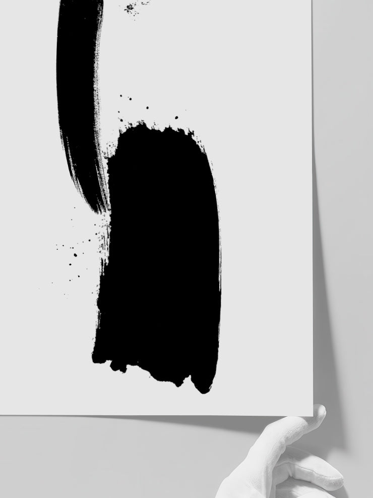 Fırça Darbeleri - Art Print  Poster