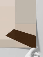 Soyut Kahverengi N2 - Art Print