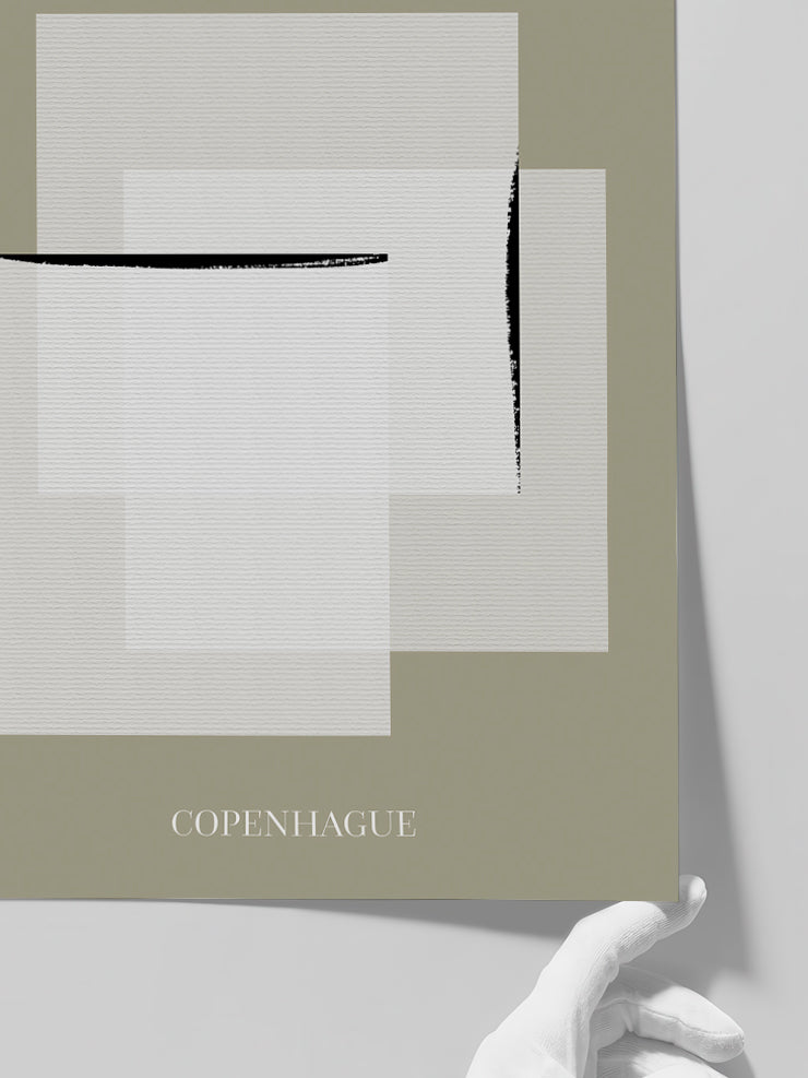 Série Figuration Copenhague - Art Print