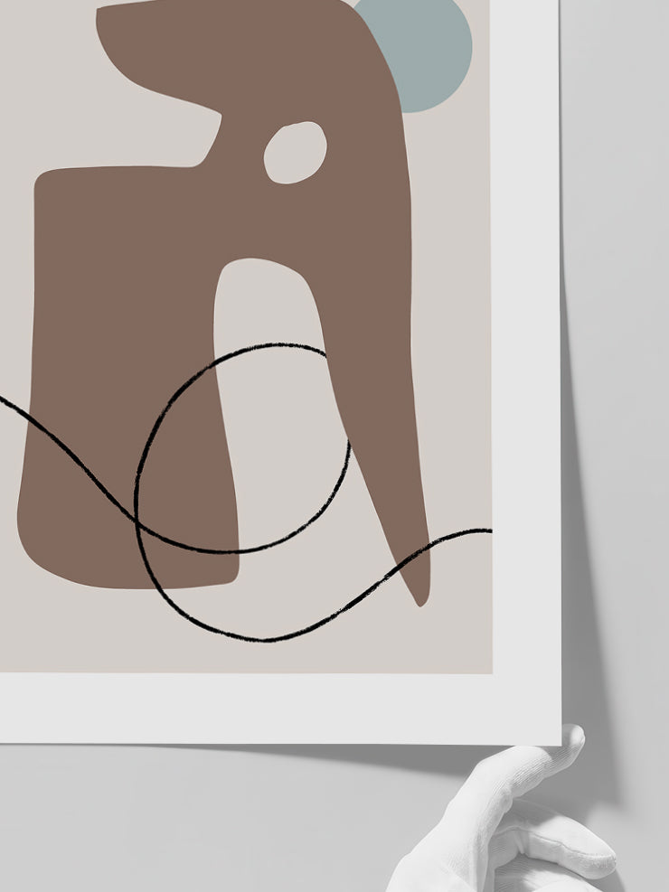 Trait Abstrait N3 - Art Print