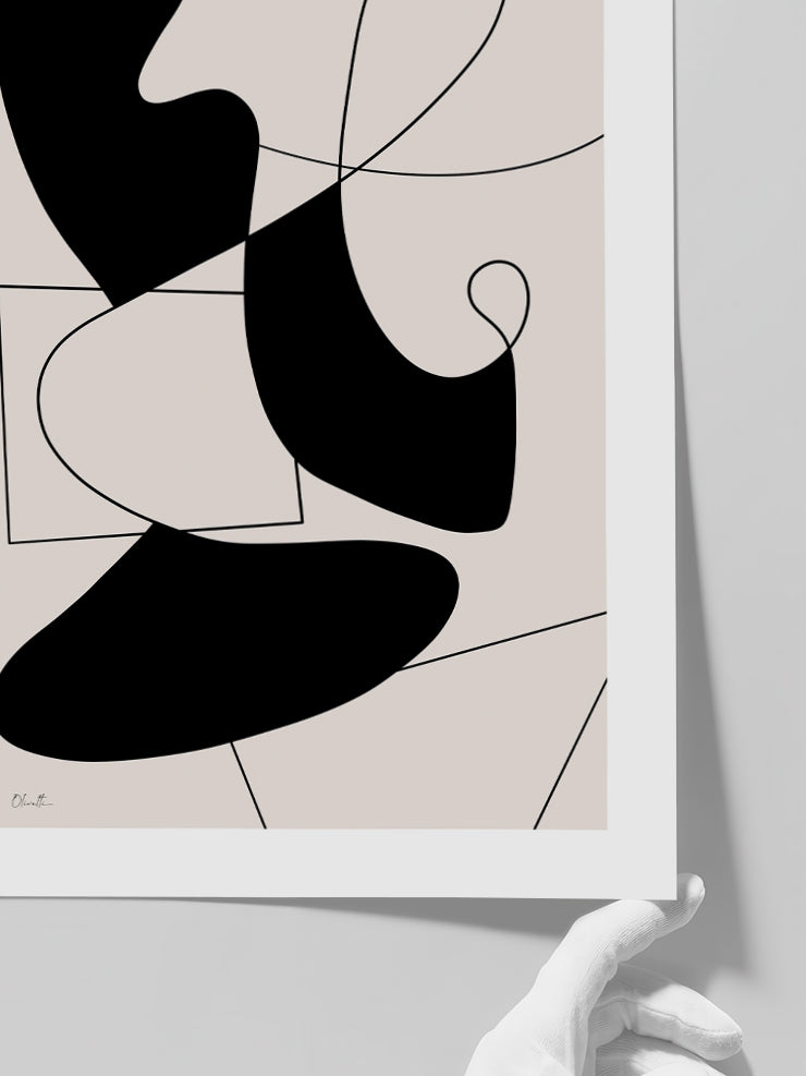 Abstract Fragments - Art Print  Poster