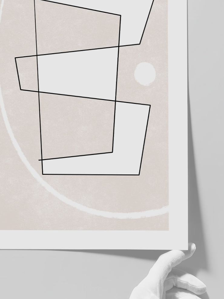 Beyond Lines - Art Print  Poster