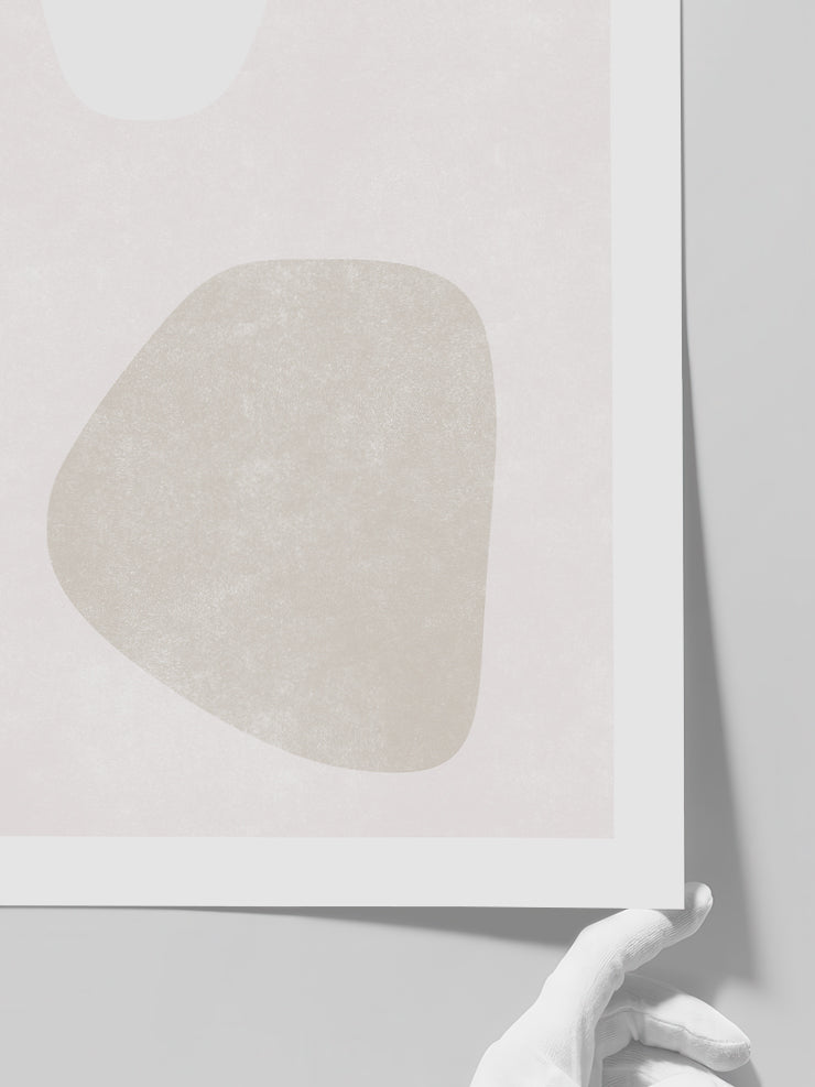 Creamy Shapes - Art Print