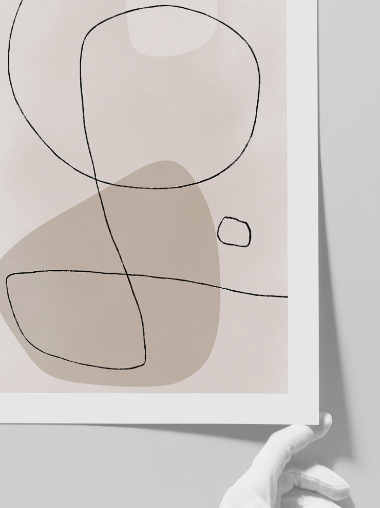 Trait Abstrait N2 - Art Print