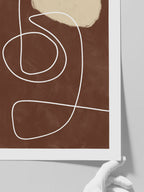 Organic Lines 1 - Art Print