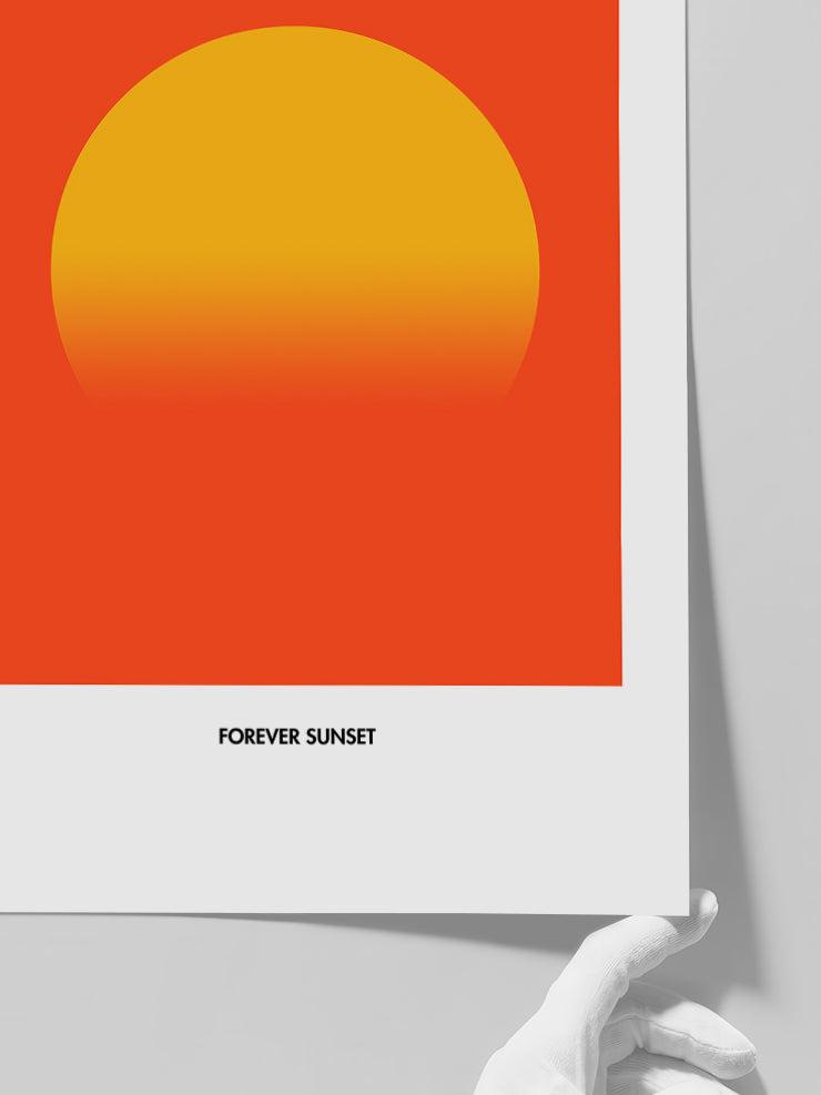 Forever Sunset - Art Print  Poster