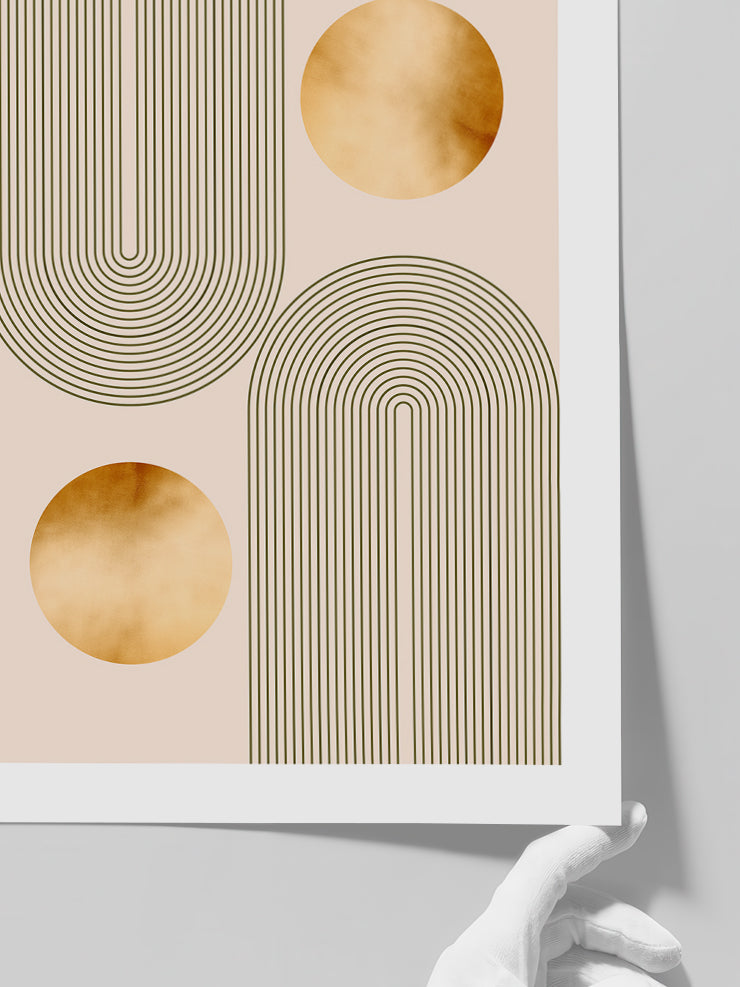 Golden Arch 4 - Art Print  Poster