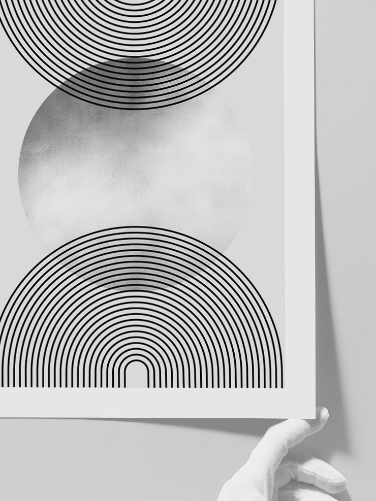 Geometrik N3 - Art Print  Poster