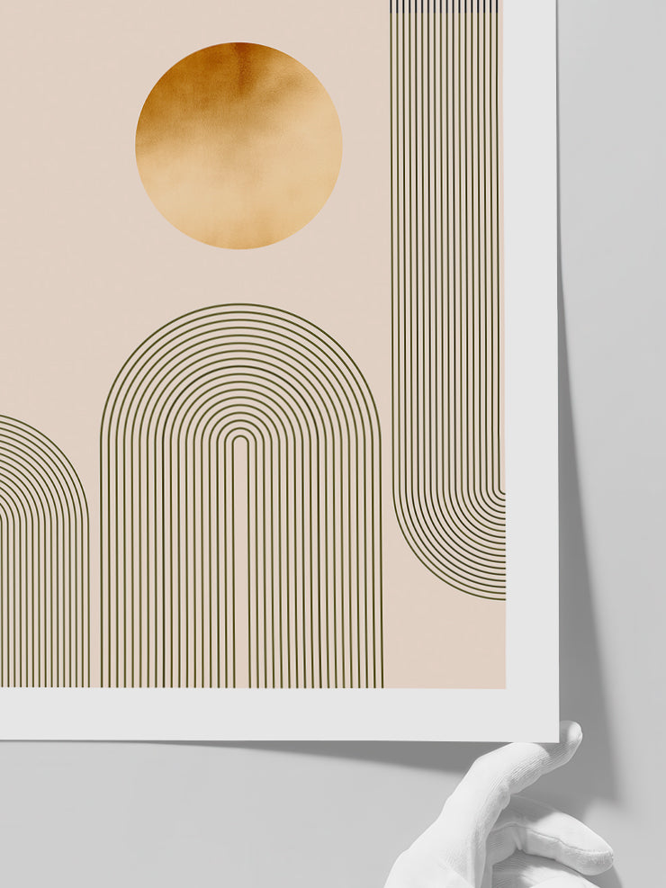 Golden Arch 2 - Art Print  Poster