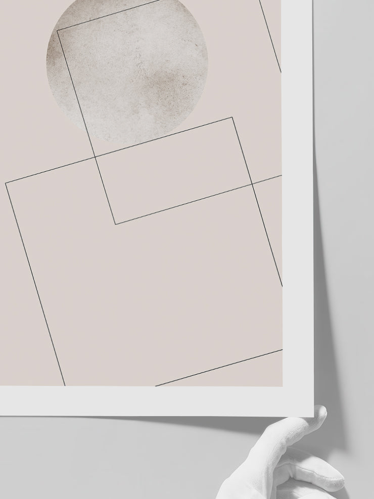 Squares N2 - Art Print  Poster