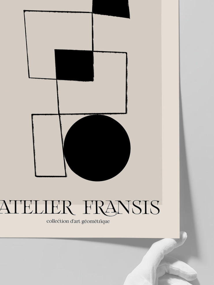 Atelier D'art N4 - Art Print  Poster