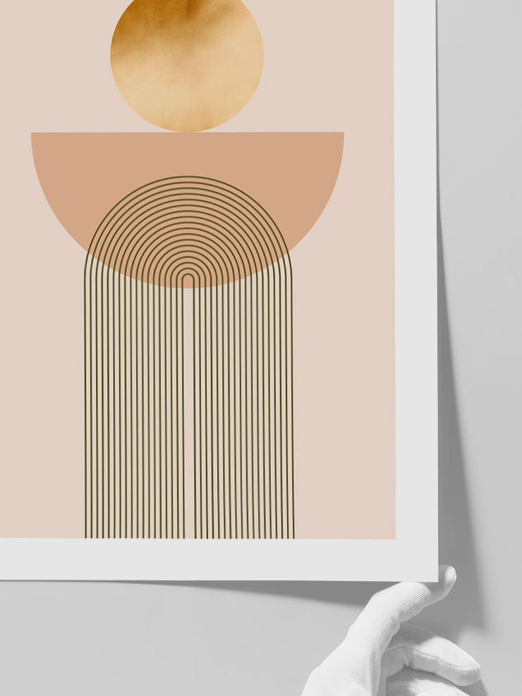 Golden Arch 1 - Art Print  Poster