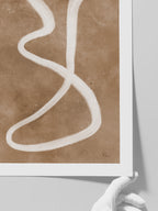 Marron Calme 1 - Art Print