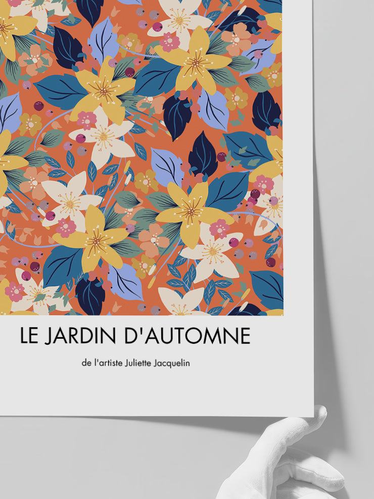 Jardin D'automne - Art Print  Poster