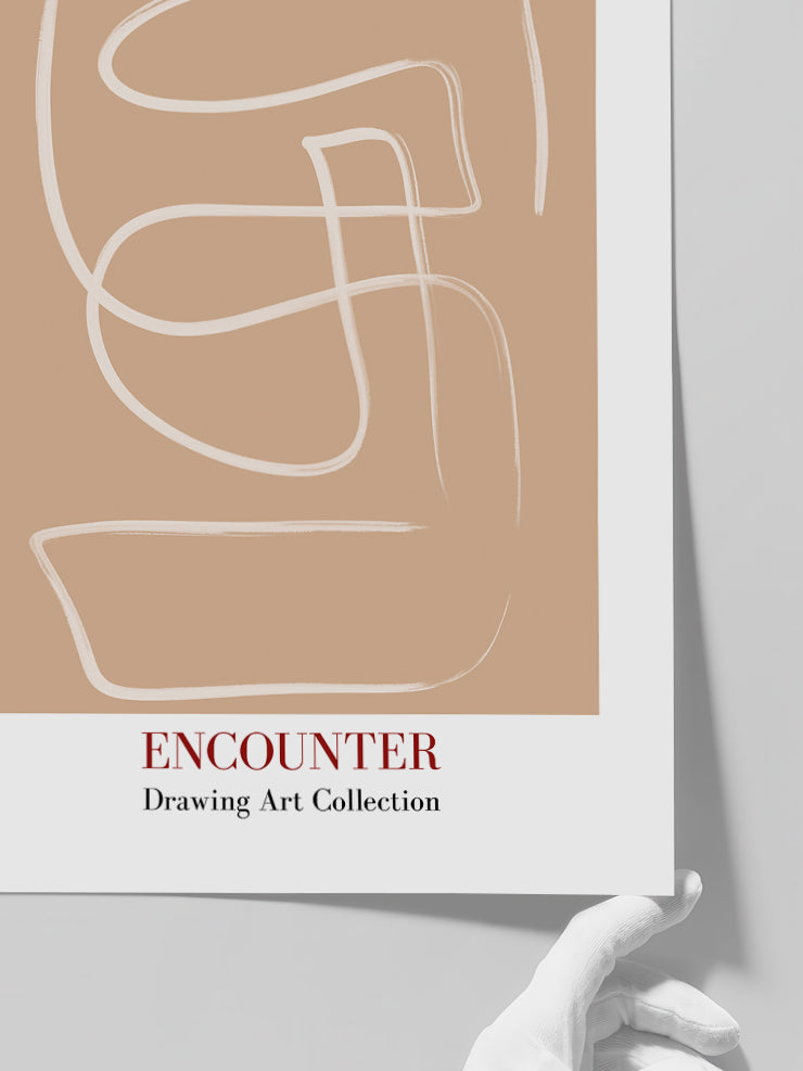 Drawing Art N1 - Art Print  Poster