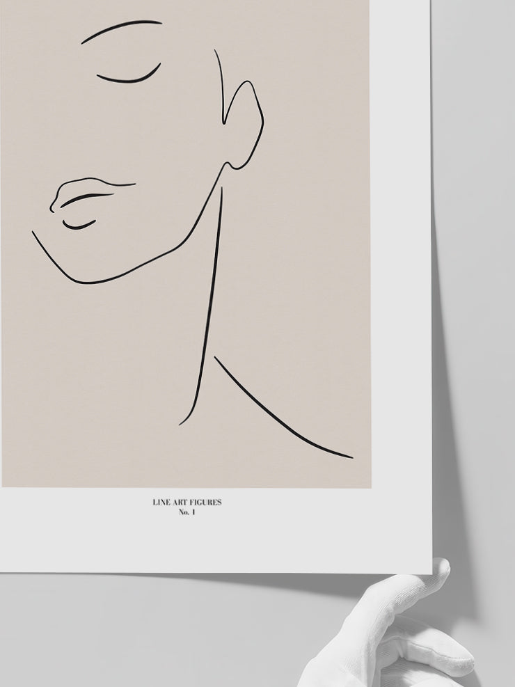 Kadın N1 - Art Print  Poster