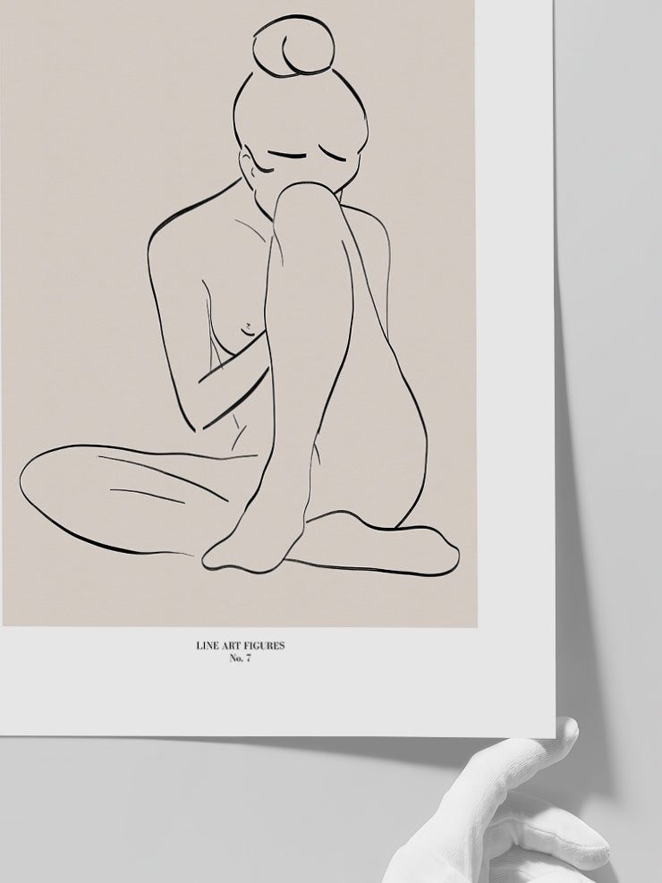 Kadın N3 - Art Print  Poster