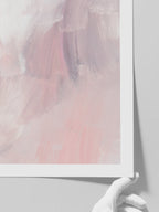 Rose Abstrait - Art Print