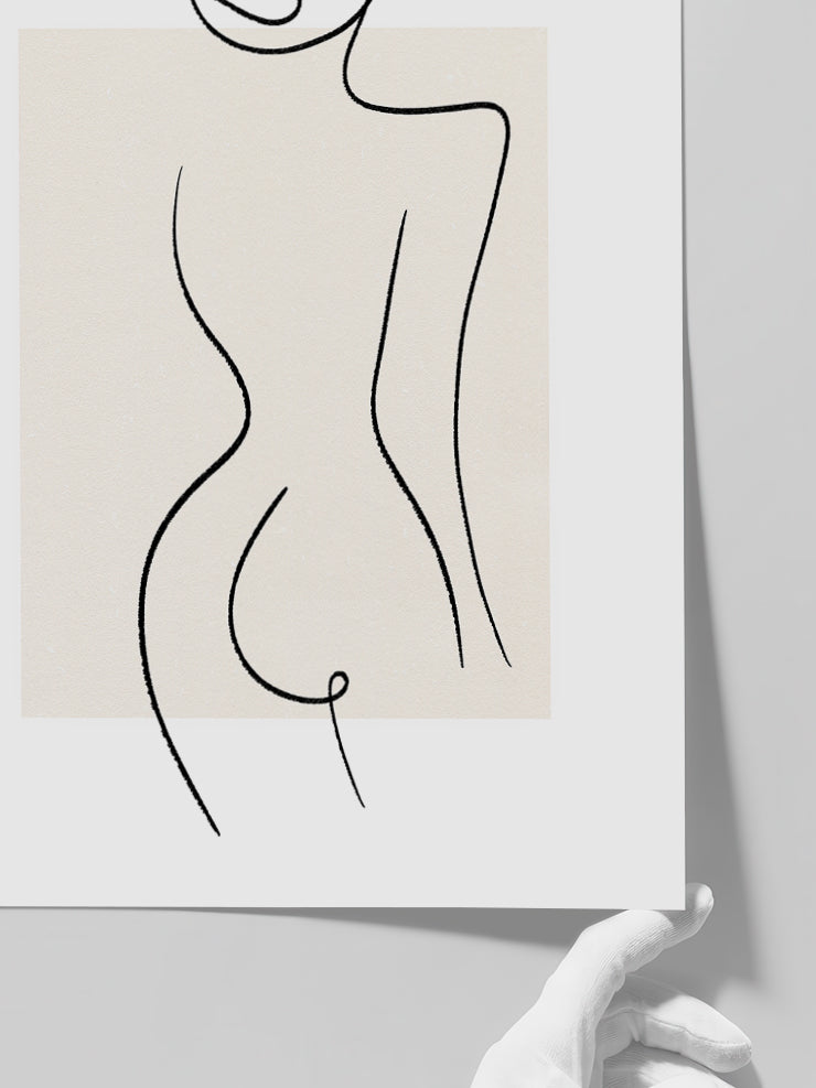 Nü N2 - Art Print  Poster