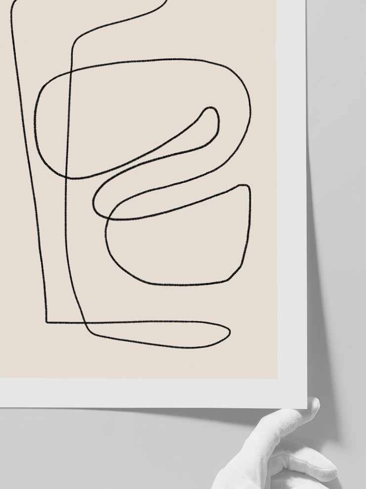 Doğrusal N3 - Art Print  Poster