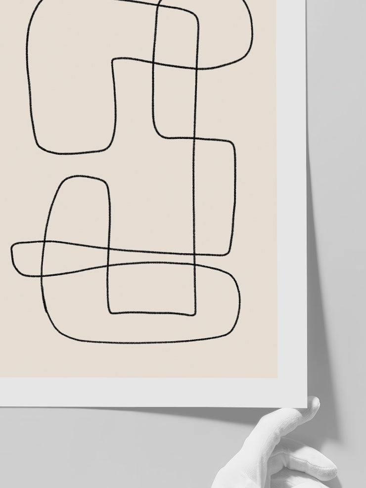 Doğrusal - Art Print