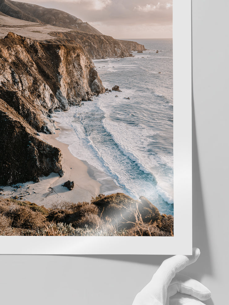 Kayalık ve Deniz - Art Print  Poster