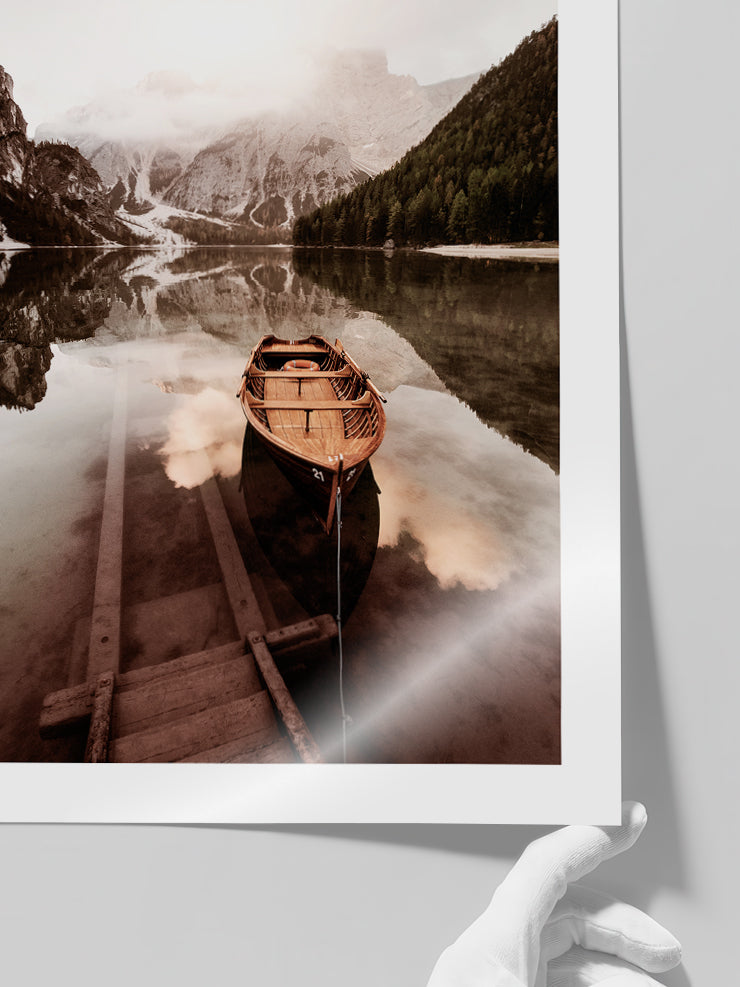 Göl Manzarası - Art Print