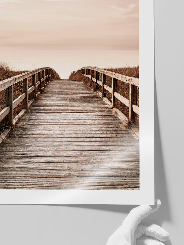 Ahşap Köprü - Art Print