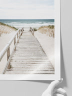 Way to the Beach - Art Print