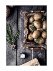 Potatoes Poster - Giclée Baskı