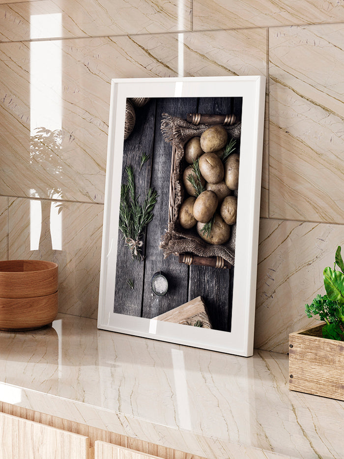 Potatoes - Art Print  Poster